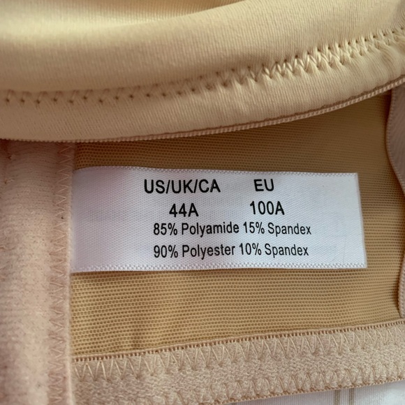 Strapless bra 44A in tan gently used - Picture 2 of 2